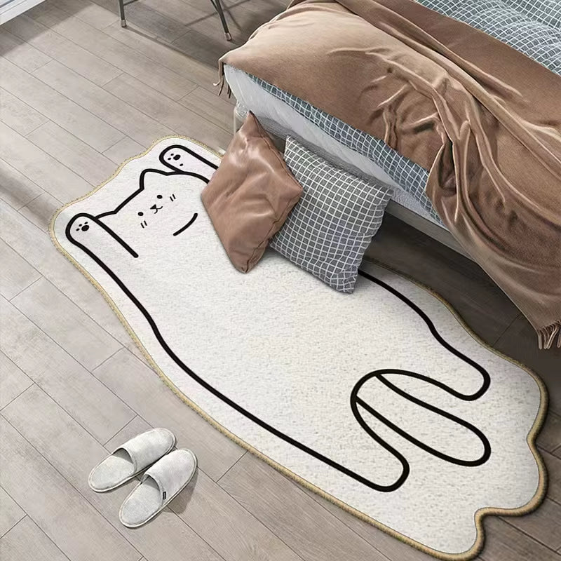 Irregular Cartoon Animal Imitation Cashmere Carpet,Living Room, Coffee Table,Floor Mat, Bedroom, CHILDREN'S Room, Thickened