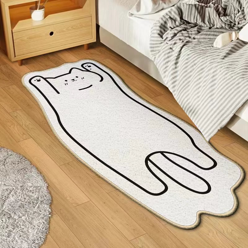 Irregular Cartoon Animal Imitation Cashmere Carpet,Living Room, Coffee Table,Floor Mat, Bedroom, CHILDREN'S Room, Thickened