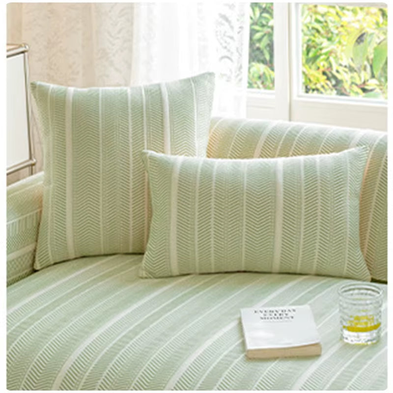 Irregular Summer Sofa Cover Cool Feeling Couch Covers Anti-Slip Sofas Towel Light Luxury Corner Couch Mat Living Room 쇼파패드 Home